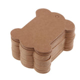Maxbell 50 Pieces Paper Floss Bobbin Card for Cross Stitch Thread Storage Tools