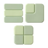 Maxbell 3Pcs Wall Protectors Door Stopper Durable Simple for Chair Back Doorknobs Green