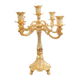 Maxbell Candelabra Candlestick Candle Holder Stick Luxury for Wedding Bedroom Decor 25cmx30.5cm