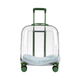 Maxbell Pet Trolley Case Multifunctional Lightweight Short Trips Dog Carrying Fully Transparent