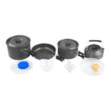 Maxbell Camping Cookware Set Camping Pot Pans and Kettle for Backpacking Hiking Home