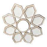 Maxbell Makeup Mirror Ornament Decorative Mirror for Washroom Bedroom White