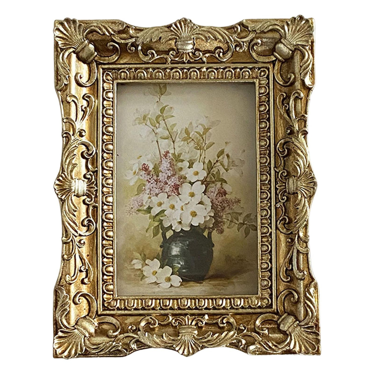 Maxbell Photo Frame Picture Holder Embossed Frame Ornate for Living Room Home Decor