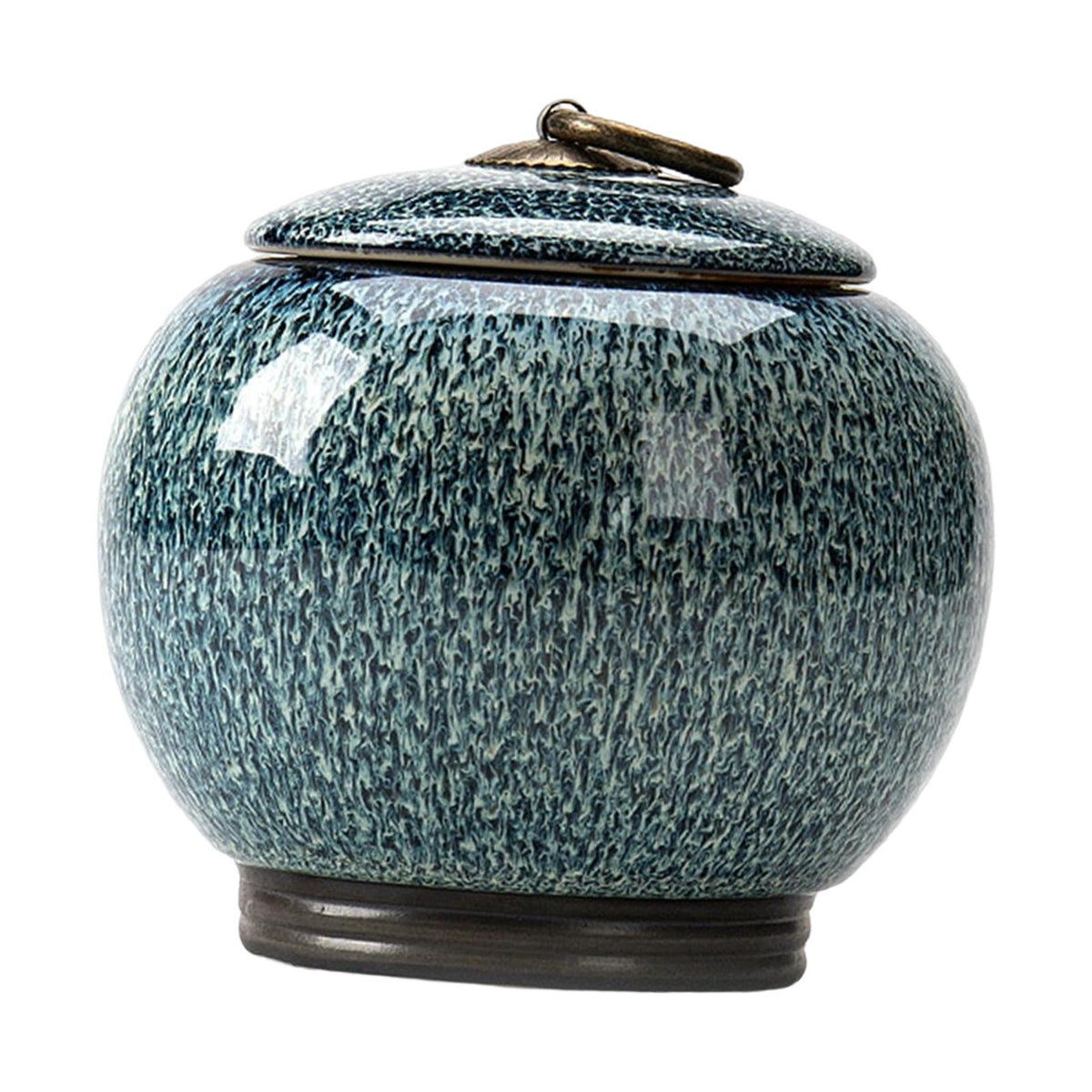 Maxbell Ceramic Ginger Jar Caddy Bud Vase Food Storage Jar for Flour Sugar Rice B