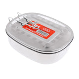 Maxbell Stainless Steel Student Oval Bento Lunch Box Dinner Food Container X-Large