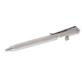 Maxbell Ballpoint Pen Titanium Alloy Portable EDC Pen Black Ink for Executive School Grey