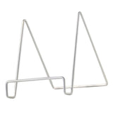 Max Iron Craft Geometric Easel Plate Display Stand Picture Holder B Gray L