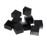 Maxbell 10Pcs Aluminum Heatsink Cooling Fin Radiator 37*37*24mm for IC Led Chip 10W