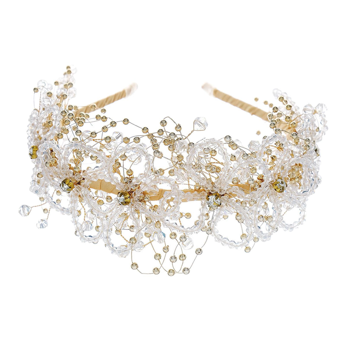 Maxbell Bridal Headpiece Wedding Headband Vintage for Parties Anniversaries