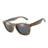 Max Wood Vintage Retro Polarized Uv Protection Fashion Sunglasses Eyeware Gray