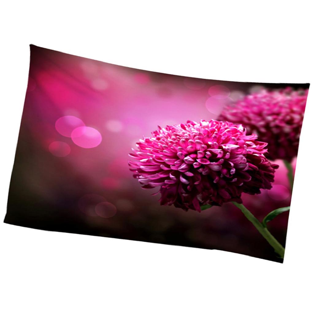 Max 3D Wall Hanging Tapestry Bedspread Beach Towel Blanket Flower