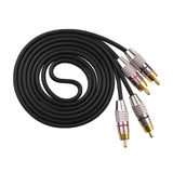 Maxbell Maxbell 2RCA to 2RCA Stereo Audio Cable Multipurpose for Subwoofer Home Audio 1m