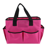 Maxbell Storage Tote Bag Moving Bottom Pad for Teacher Organizing Work Teaching Aids Red