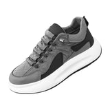 Maxbell Men Casual Shoes Breathable Shoes Leisure Running Athletic Sneakers 43 Yards Grey