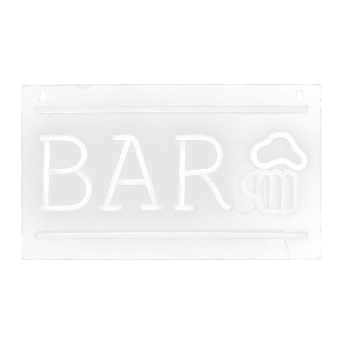Maxbell Bar Neon Light Sign for Home Bar Men Cave Wall Decor LED Night Lamp