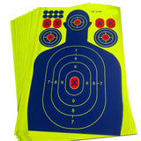 Maxbell 10x Splatter Targets Paper Targets Stickers Adhesive for Outdoor Shooting