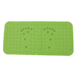 Max Rectangle Nonslip Bath Tub Mat Shower Massage Rug Pad Cushion Green