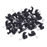 Maxbell 50Pcs Half Clamp Fixture Durable Premium J Clamp for Pex Tubing Pipe Support 1.27cm