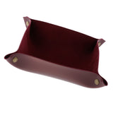 Max Watches Candy Sundries Holder Storage Boxes Bins PU Leather Storage Tray E