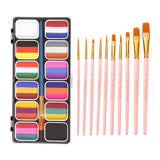 Maxbell Face Body Paint Face Painting Makeup Palette for Holiday Cosplay Festival