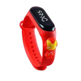 Maxbell Waterproof Digital Wrist Watch Kids Sports Watch  iron Man