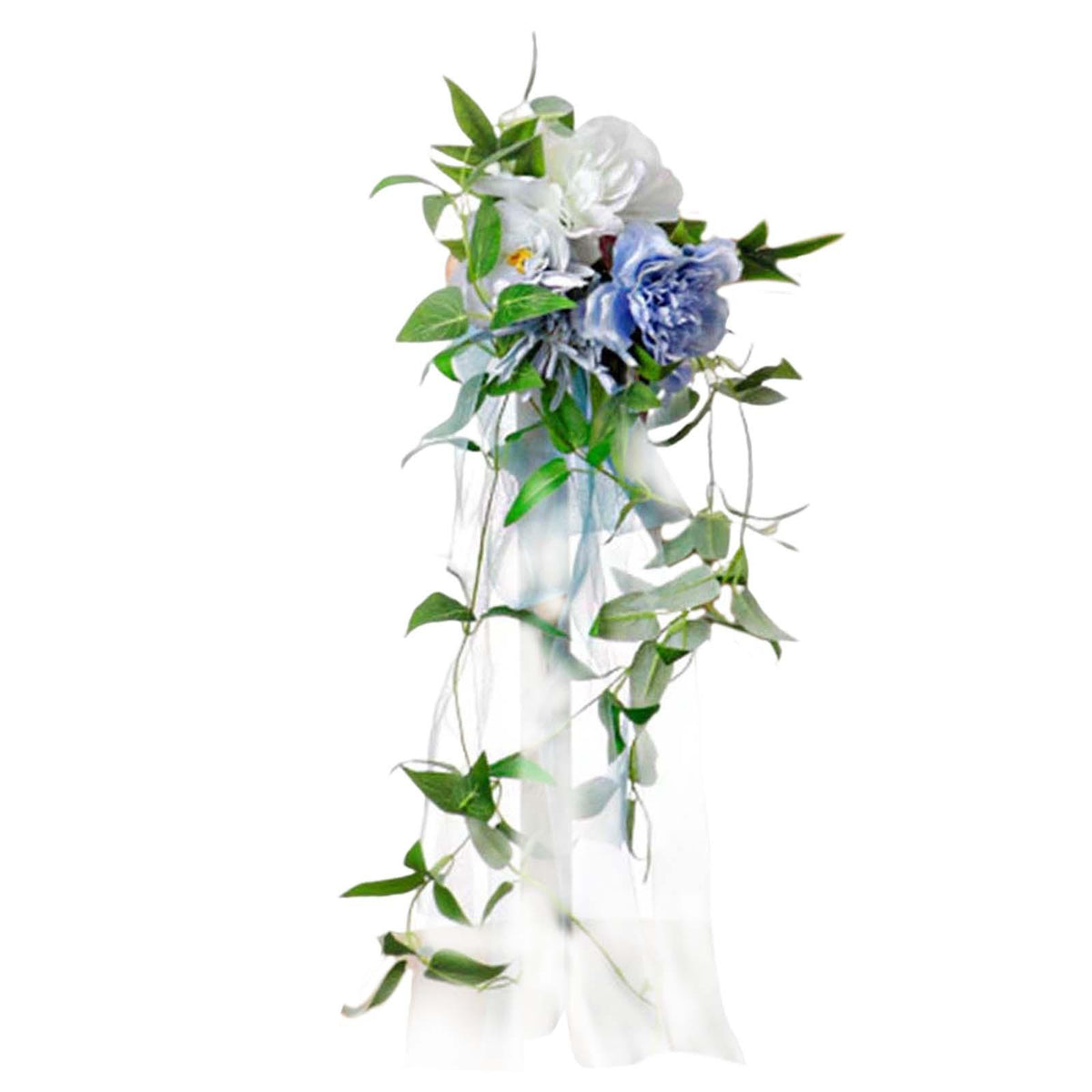 Maxbell Wedding Chair Decorations with Leaves and Ribbons for Wedding Backdrop C 60cm x 15cm