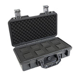 Maxbell Waterproof Watch Case Organizer Display Durable for Traveling Father Clock C Black with 8