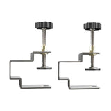 Maxbell 2x Stainless Steel Woodworking Clamp Fasten Stable Fixing Clip Adjustment 5.9cmx3cm