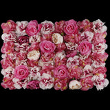 Max Artificial Flower Wall Panel Wedding Party Venue Decor Gradient Rose Red