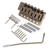 Maxbell Electric Guitar Tremolo Bridge Single Tremolo Bridge for 6 Strings Guitar