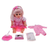 Maxbell Dollhouse Miniature Girl Jointed Dolls Model Pretend Play Toy Gift #2