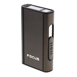 Max Pocket Carrying Cigarette Box Case for Hold 10 Regular Size Black