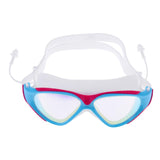 Maxbell Adult Swimming Goggles Glasses Anti Fog UV Protection with Case Pink Blue