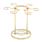 Maxbell Wine Glass Stand Countertop Glass Stemware Rack for Tabletop Kitchen Barware Aureate