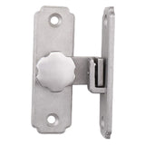 Maxbell Barn Sliding Door Latch Lock Door with Mounting Screws for Garage Argent