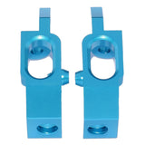 Max Maxb 2Piece Aolly Front Hub Carrier 102010 02015 for 1/10 HSP 94123 RC Car Blue