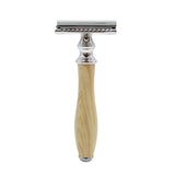 Maxbell Classic Double Edge Safety Razor Vintage Shaver Aluminium Alloy Beige