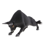 Max Simulation Bullfighting Model for Home Garden Miniature Props Deocr Black