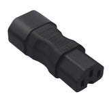 Maxbell C14 to C15 Power Adapter 250V 10A Straight Copper Durable for Wall Mount Pdu