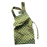 Maxbell Cooking Apron with Pockets Woodworking Apron for Painting Barbecue Unisex Strip Green