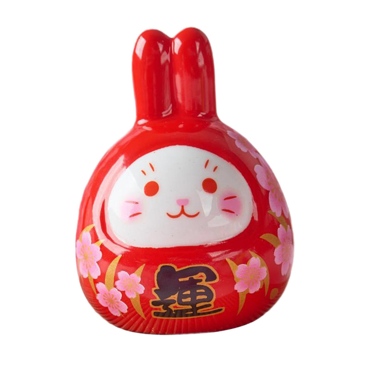 Maxbell Chinese New Year Rabbit Statue Small Bunny Figurine Miniature for Desk Decor