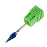 Max Maxb Coarse Nail File Dirll Bit Acrylic Gel Cleansing Manicure Grinding Head Blue