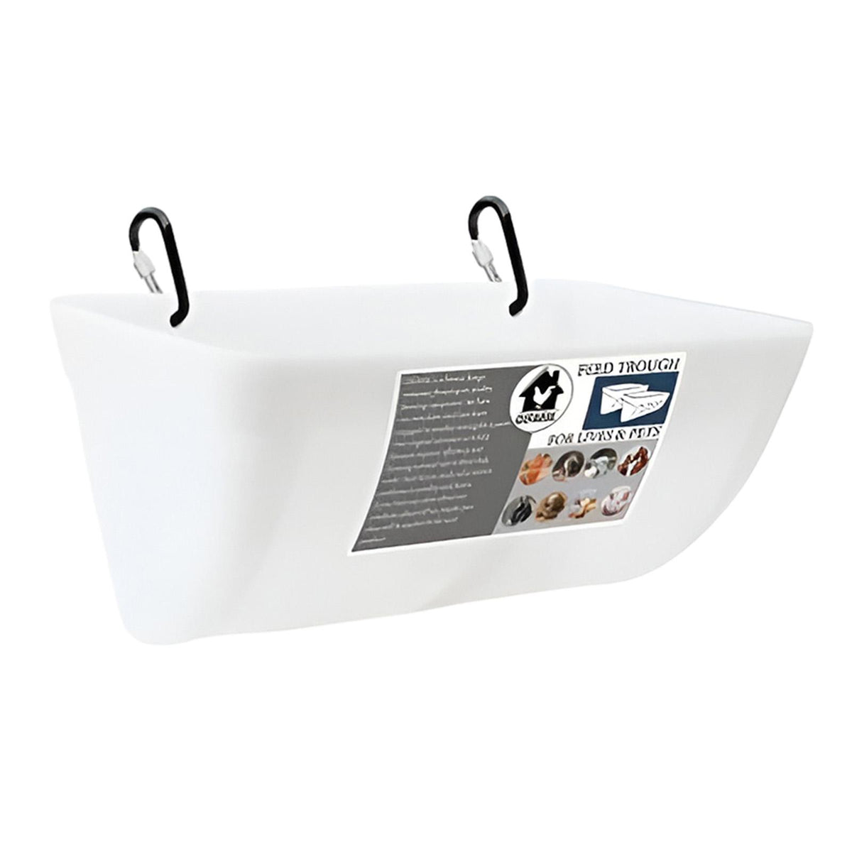 Maxbell Waterer Bucket Feeders Drinking Fountain Water Dispenser feed Trough White