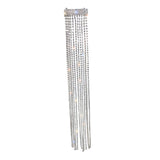 Rhinestone Beads Hairpin Women Bridal Tassels Drop Girls Ponytail Holder