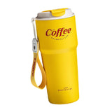Maxbell 620ml Vacuum Insulated Mug Camping Stainless Steel Travel Thermal Yellow