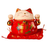 Maxbell Lucky Cat Money Bank Gift Decoration Tabletop Ornaments Office Home Decor