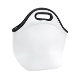 Maxbell Thermal Lunch Box Bag Lunch Meals Pouch Durable Smooth Zipper Black and White