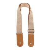 Max Ukulele Strap Belt with PU Leather Ends for Ukuele 4 String Guitar Cream