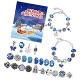 Maxbell Christmas Advent Calendar Kit DIY Bracelet Kit Jewelry Gift Set for Women Style C