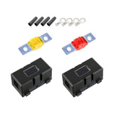 Maxbell Car ANS Fuse Holder Block Durable Waterproof for Motorcycles Cars 2 Set 80A